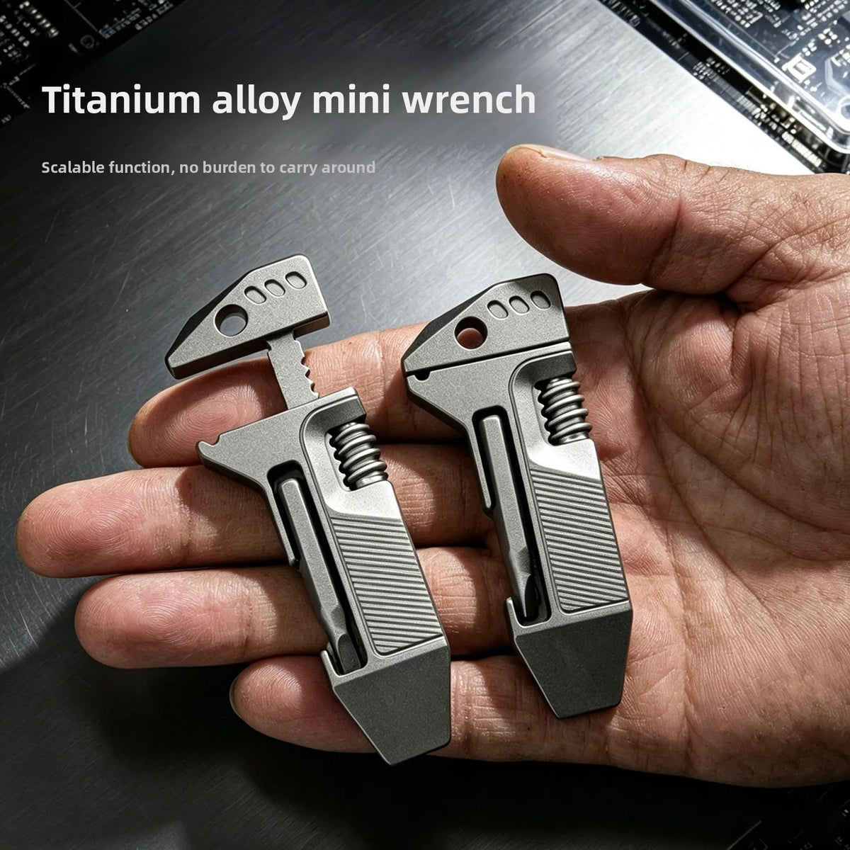 Titanium EDC Wrench Multi Tool with Screwdriver