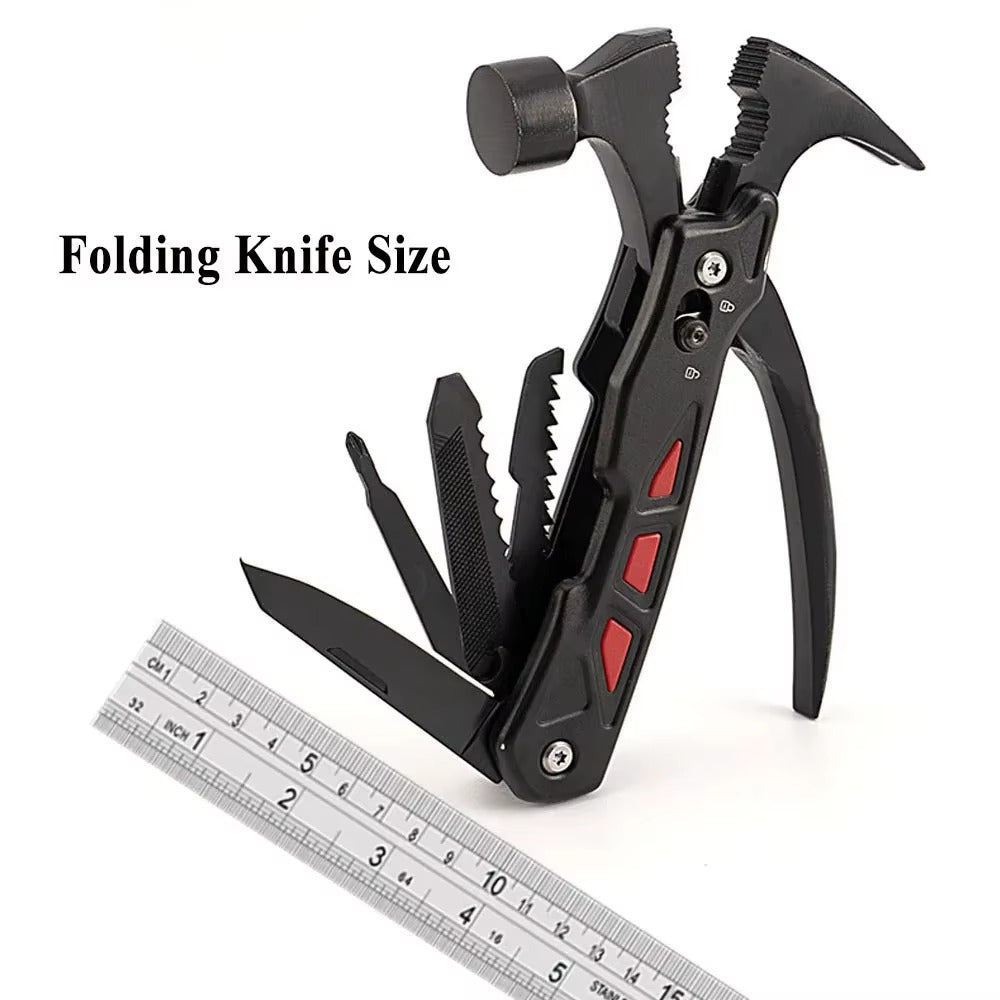 Portable Multifunctional Combination Tool and Emergency Hammer