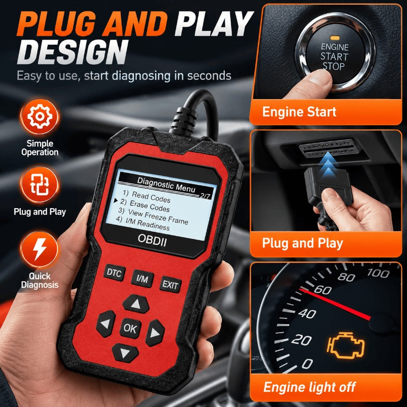 Plug Play OBDII Scanner