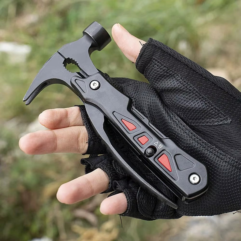 Portable Multifunctional Combination Tool and Emergency Hammer