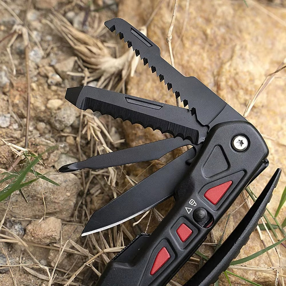Portable Multifunctional Combination Tool and Emergency Hammer