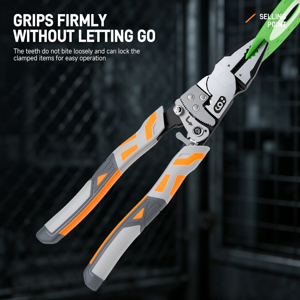 Self-Adjusting Ratchet Locking Pliers – Heavy-Duty Grip for Pipes, Nuts & Metalwork
