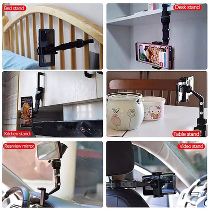 360° Rearview Mirror Phone Mount for Cars