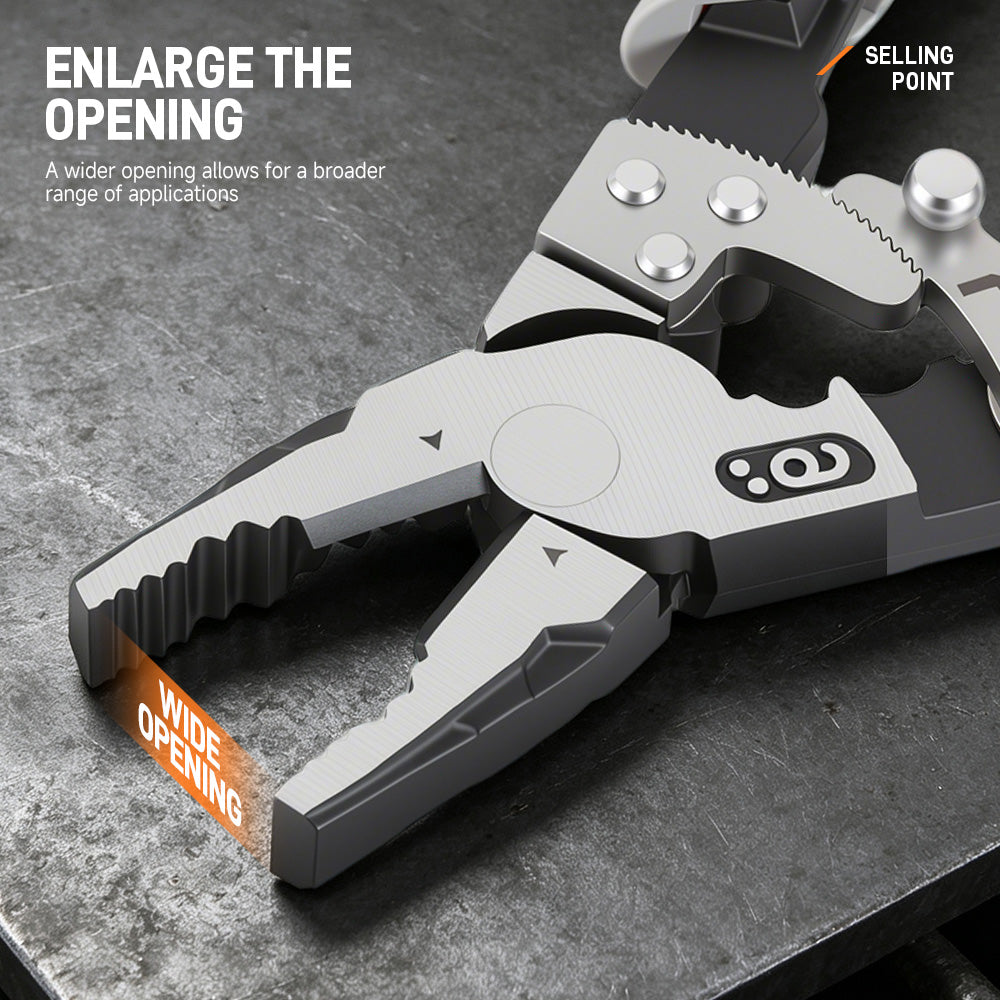 Self-Adjusting Ratchet Locking Pliers – Heavy-Duty Grip for Pipes, Nuts & Metalwork