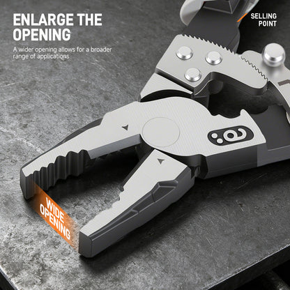 Self-Adjusting Ratchet Locking Pliers – Heavy-Duty Grip for Pipes, Nuts & Metalwork