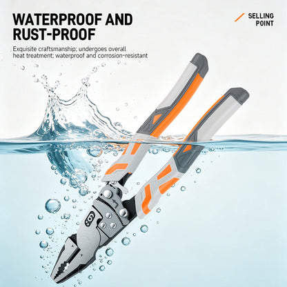 Self-Adjusting Ratchet Locking Pliers – Heavy-Duty Grip for Pipes, Nuts & Metalwork