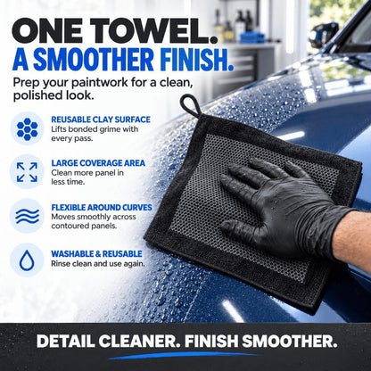 Synthetic Honeycomb Clay Towel